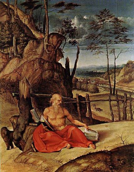 Lorenzo Lotto Penitent St Jerome oil painting image